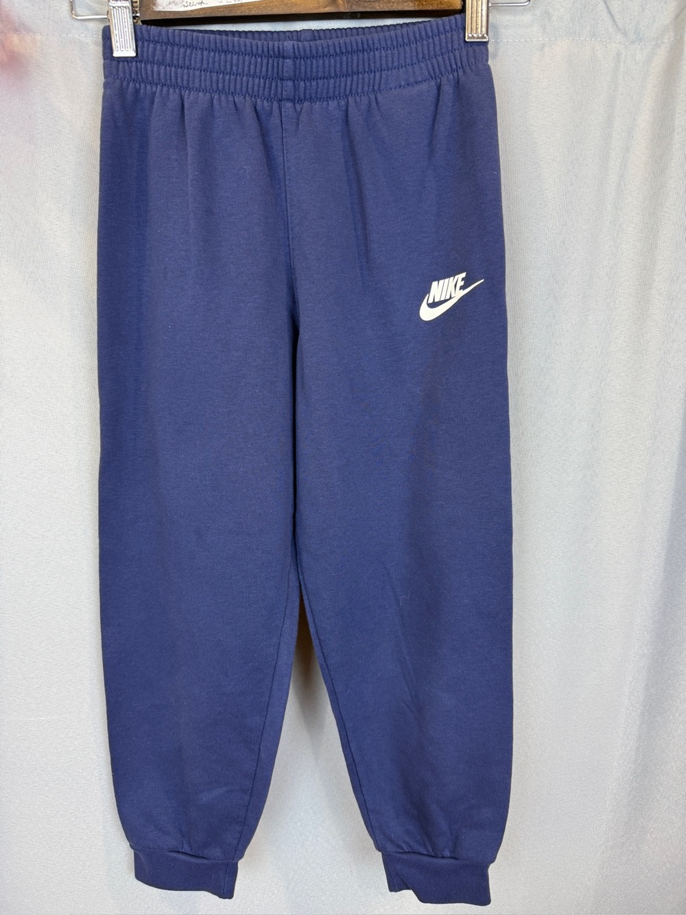 Nike Navy Blue Joggers- Size 7